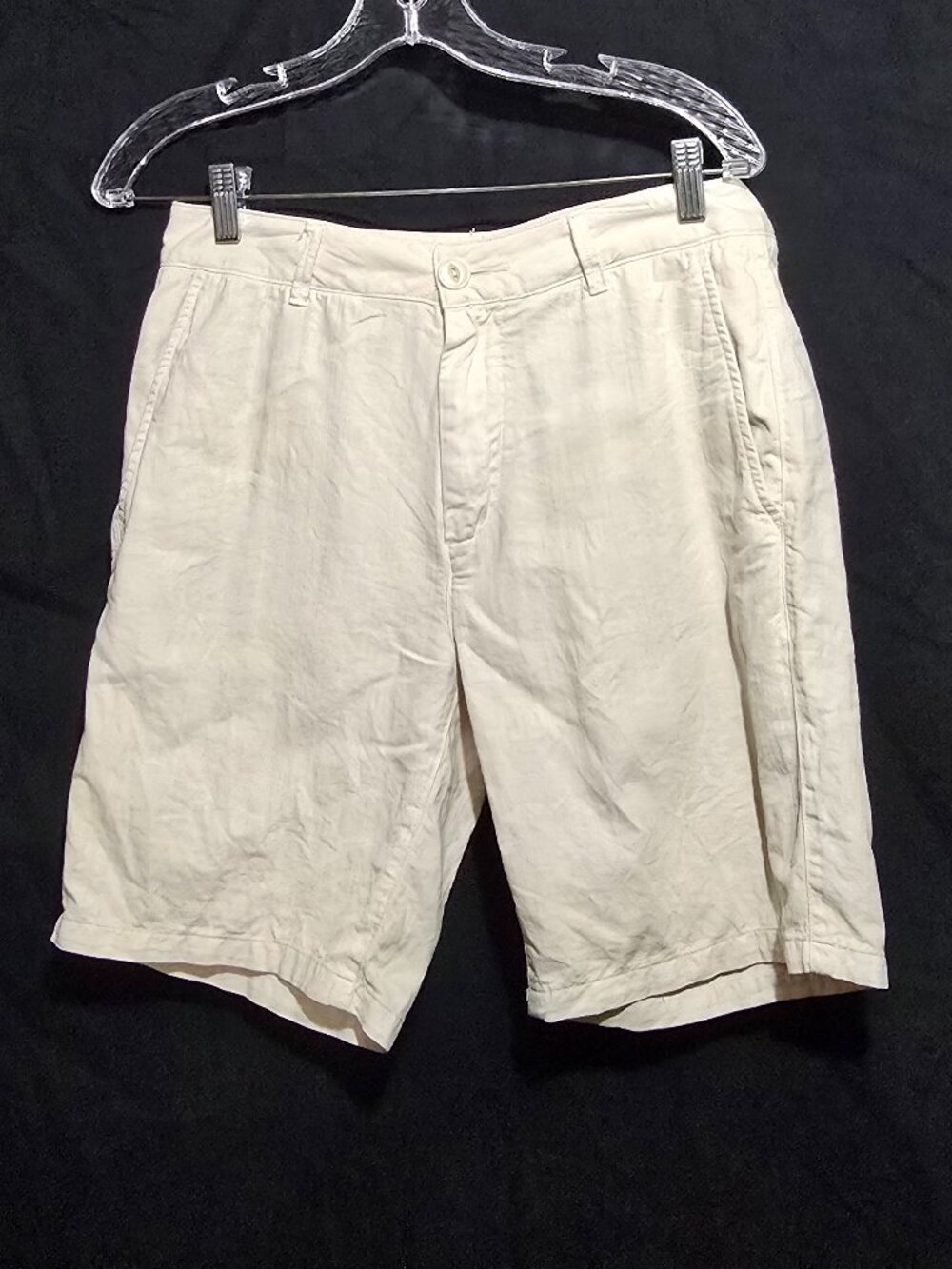 Flint and Tinder Men's Linen Blend Shorts - L.Beige - Sz 29*